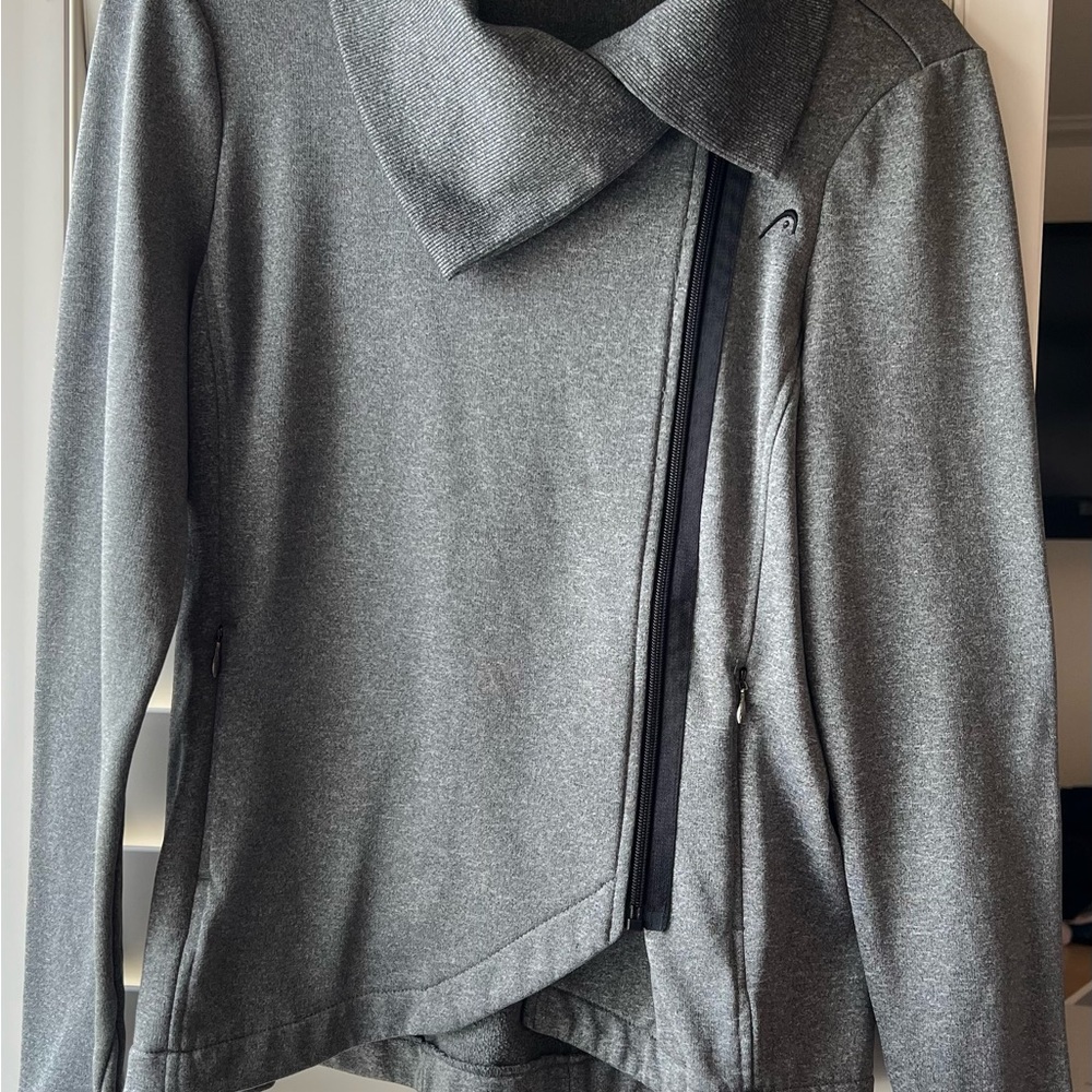Woman’s Grey Moto Jacket by HEAD